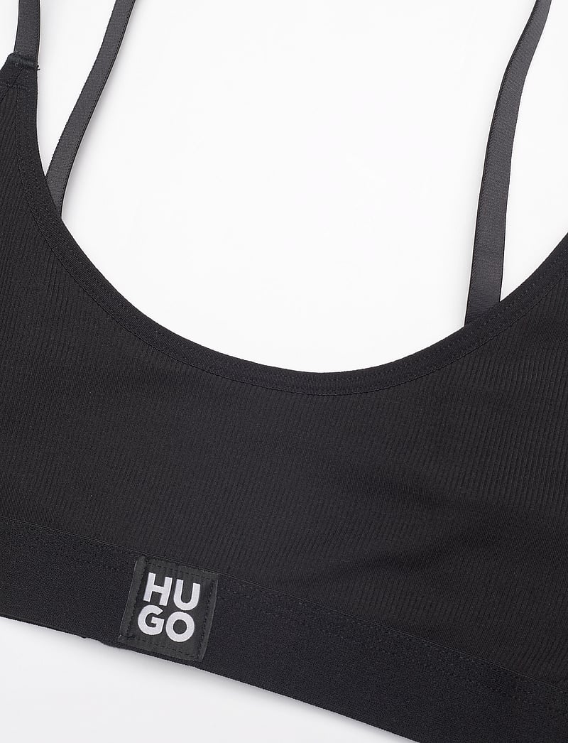 HUGO - BRALETTE RIB - rinnahoidja - black - 3