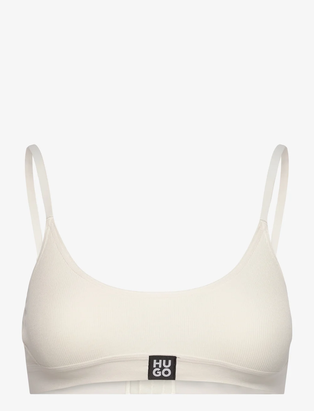 HUGO - BRALETTE RIB - rinnahoidja - natural - 0