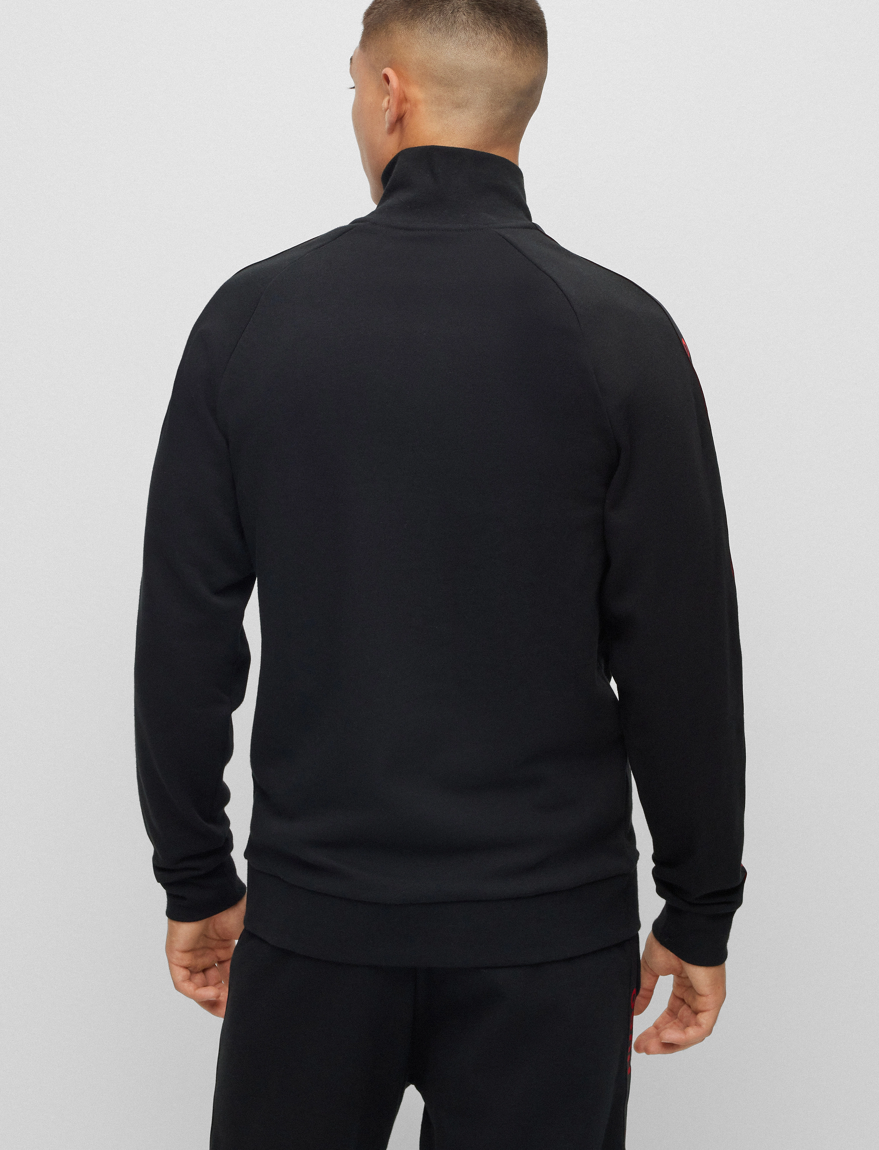 HUGO - Sporty Logo JacketZp - black - 5
