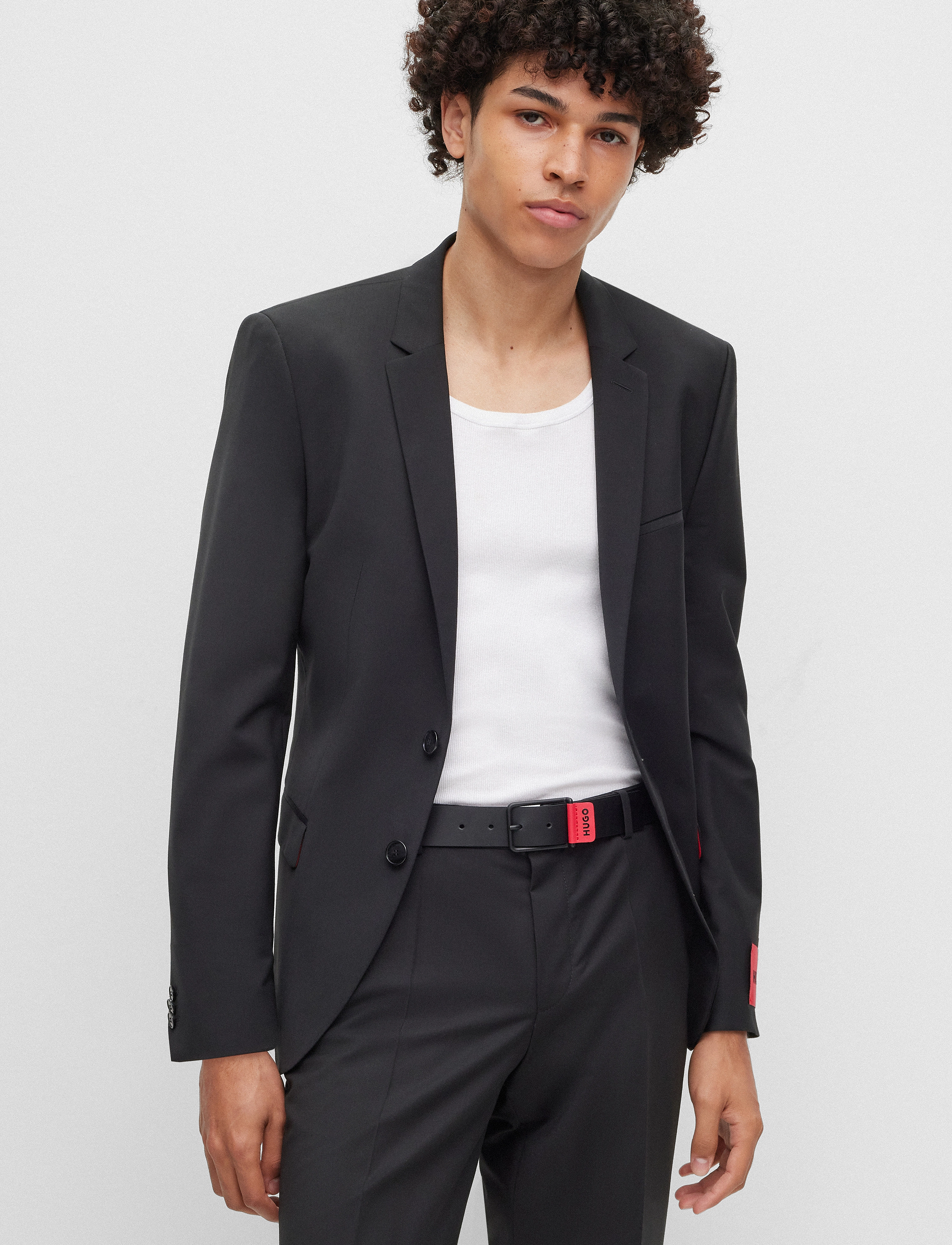 HUGO - Gal-Patch-HUGO_Sz35 - black - 2