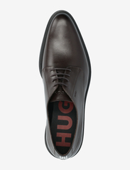 HUGO - Kerr_Derb_lt_N - patent leather shoes - dark brown - 3