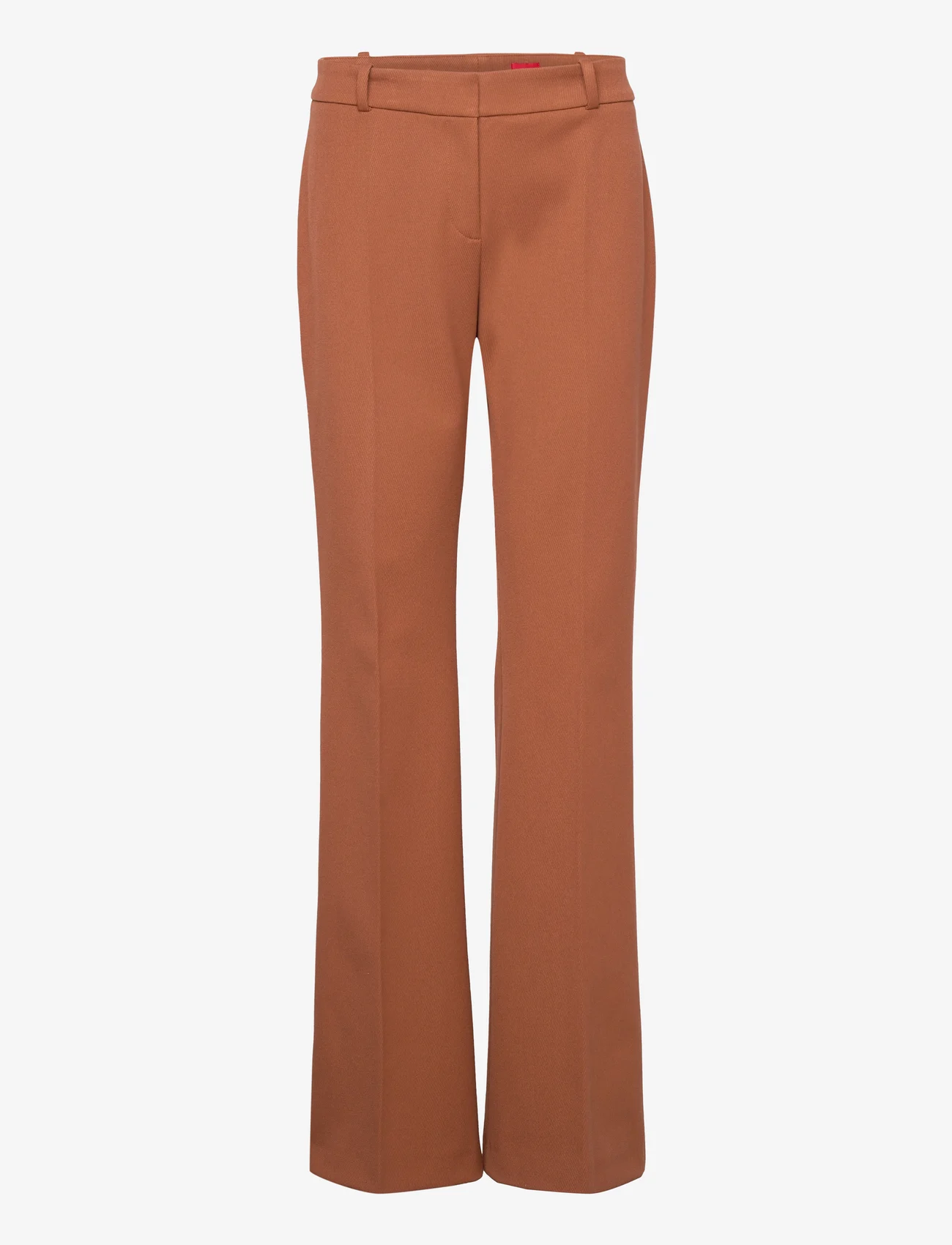 HUGO - Hilotinna - tailored trousers - open brown - 0
