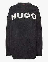 HUGO - Slogues - strikkegensere - black - 0