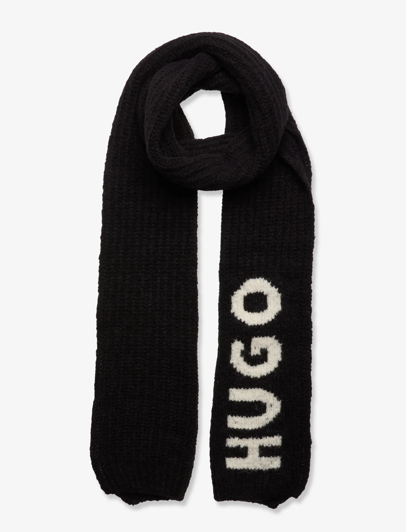 HUGO - Slogues_scarf - vinterskjerf - black - 0