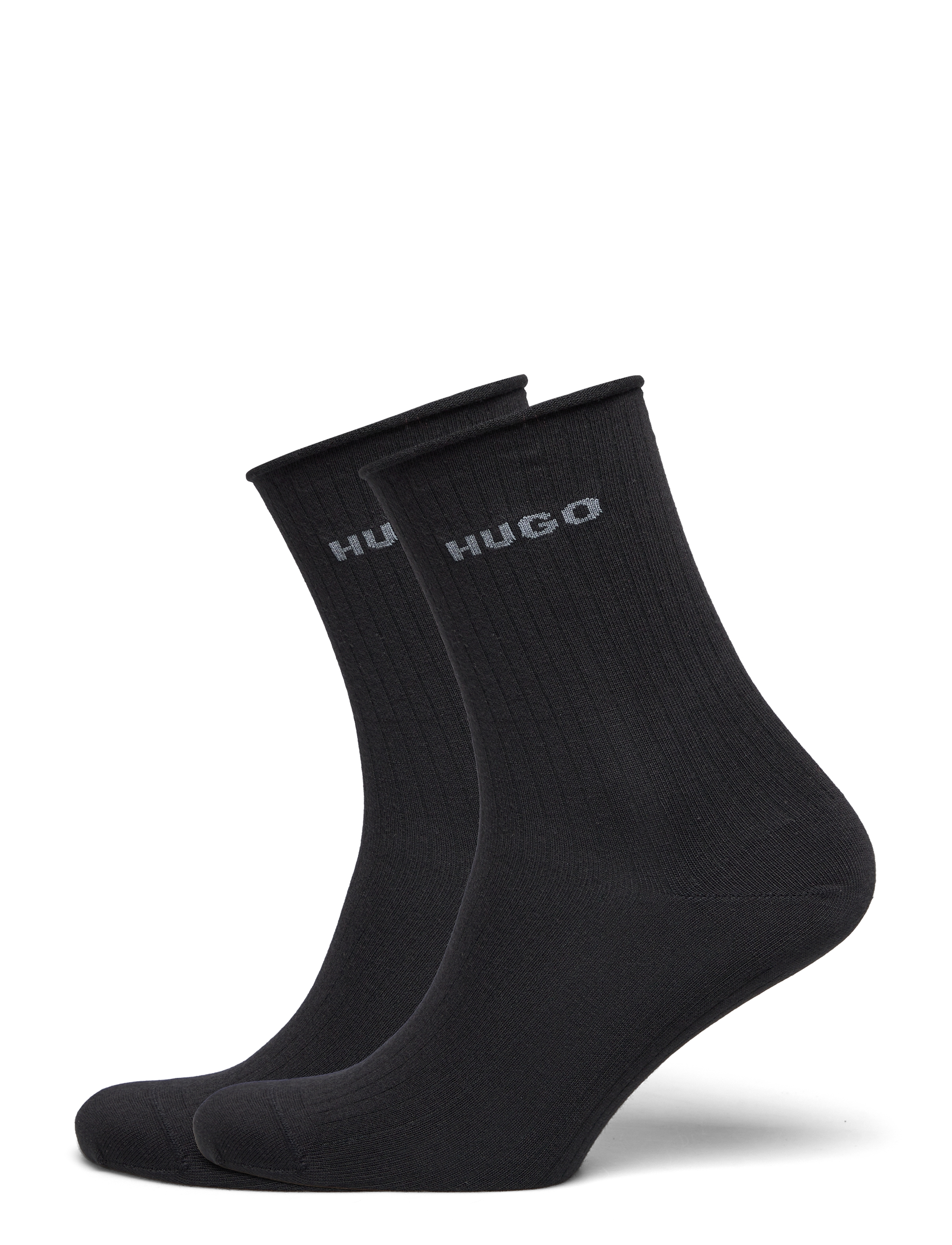 HUGO 2P QS FINE RIB CC W - Pesu - BLACK / black