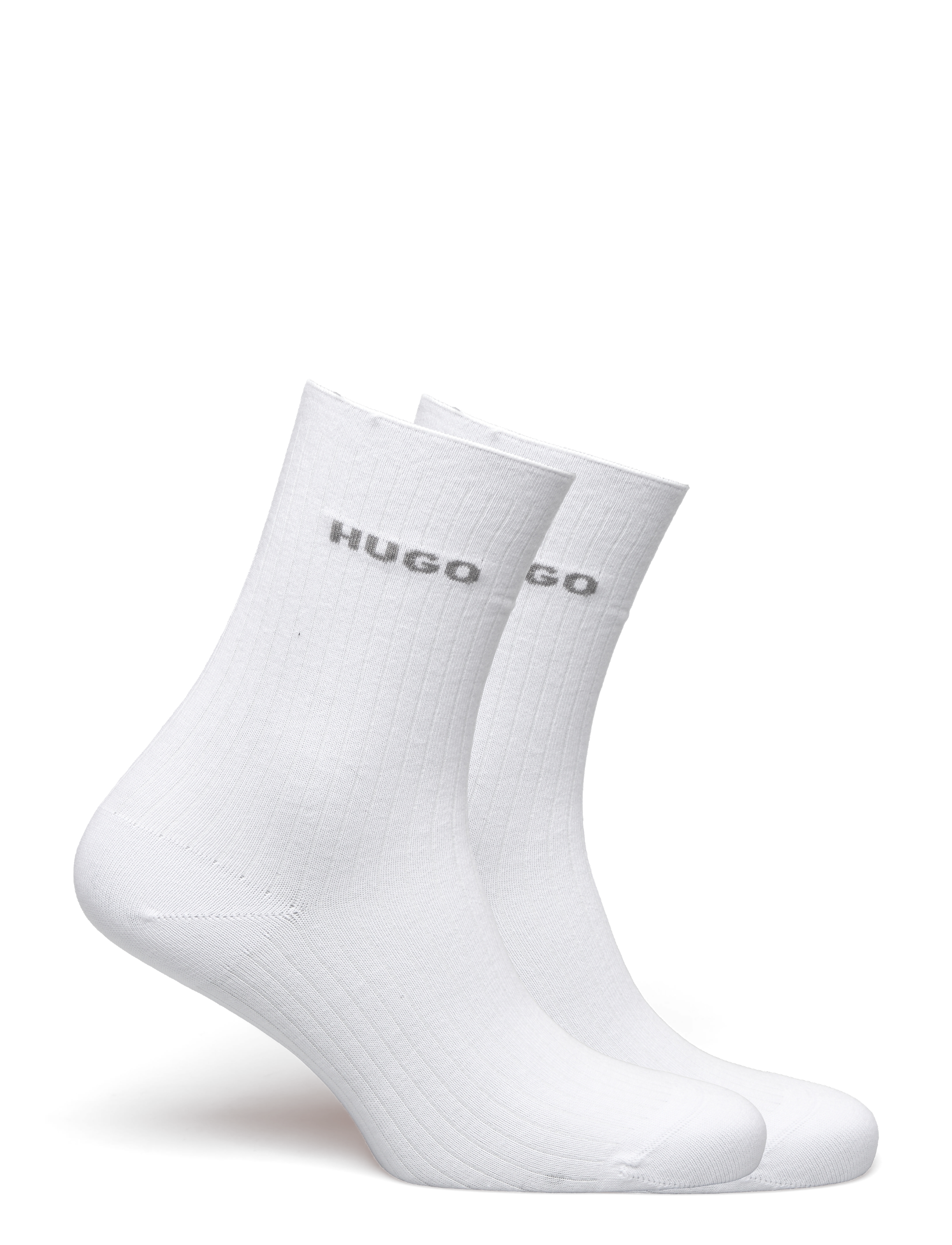 HUGO - 2P QS FINE RIB CC W - najniższe ceny - white - 1