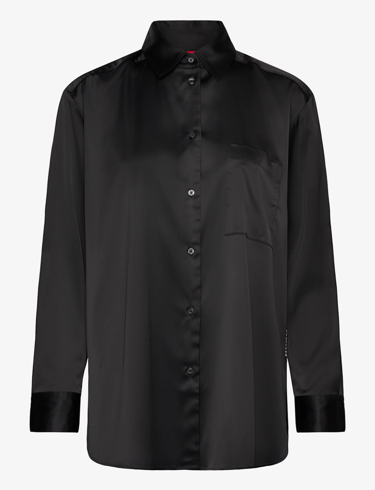 HUGO - Elodina - long-sleeved shirts - black - 0