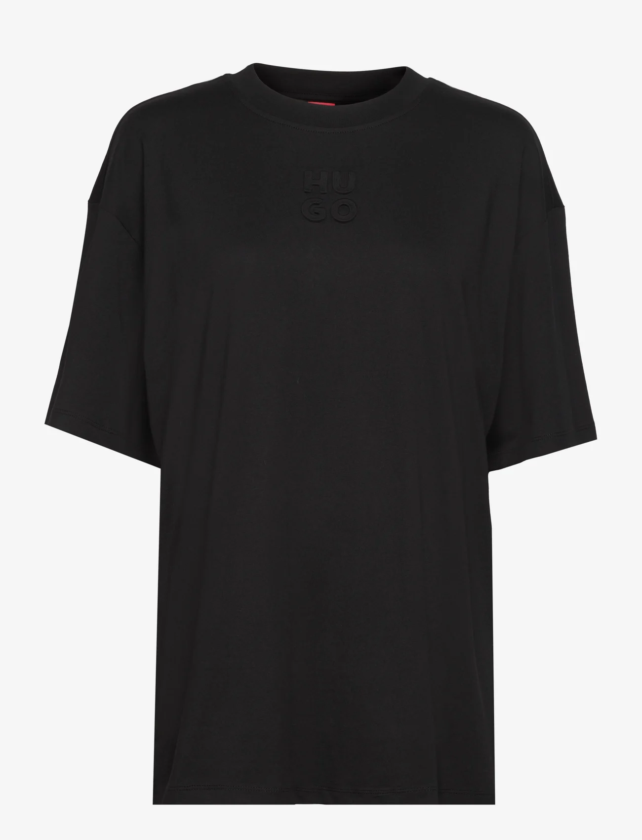 HUGO - Drisela_2 - t-shirts - black - 0