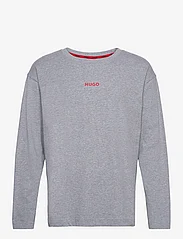 HUGO - Linked LS-Shirt - pyjamapaidat - medium grey - 0