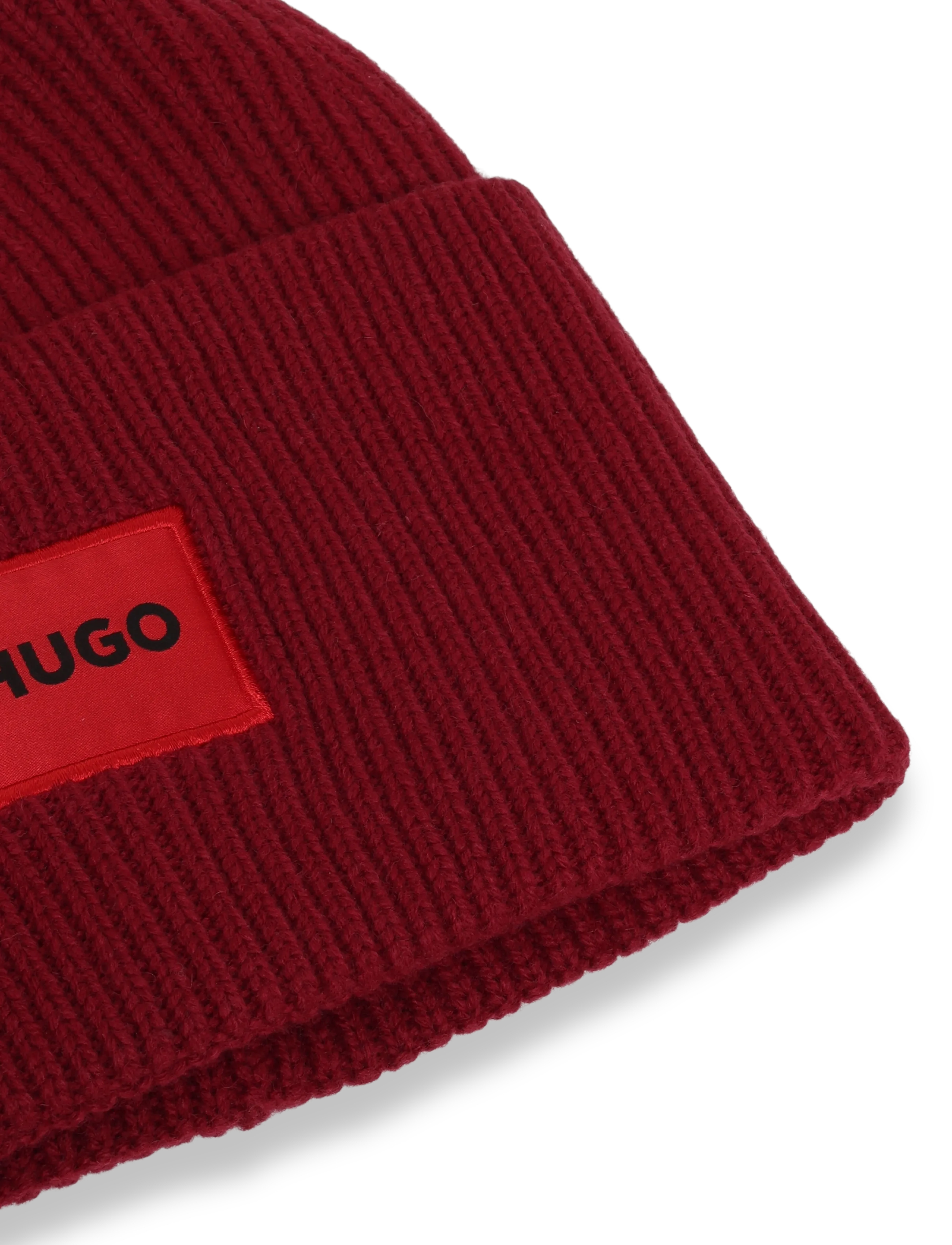 HUGO - Saffa_hat - beanies - open red - 2