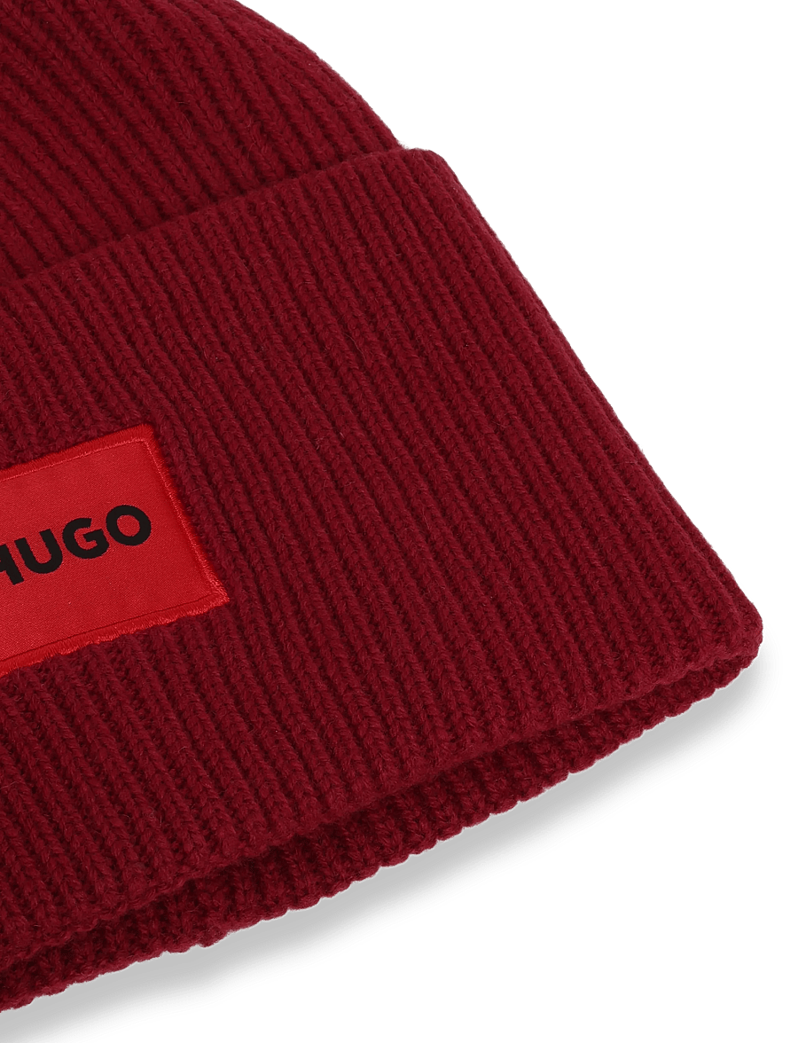 HUGO - Saffa_hat - beanies - open red - 2