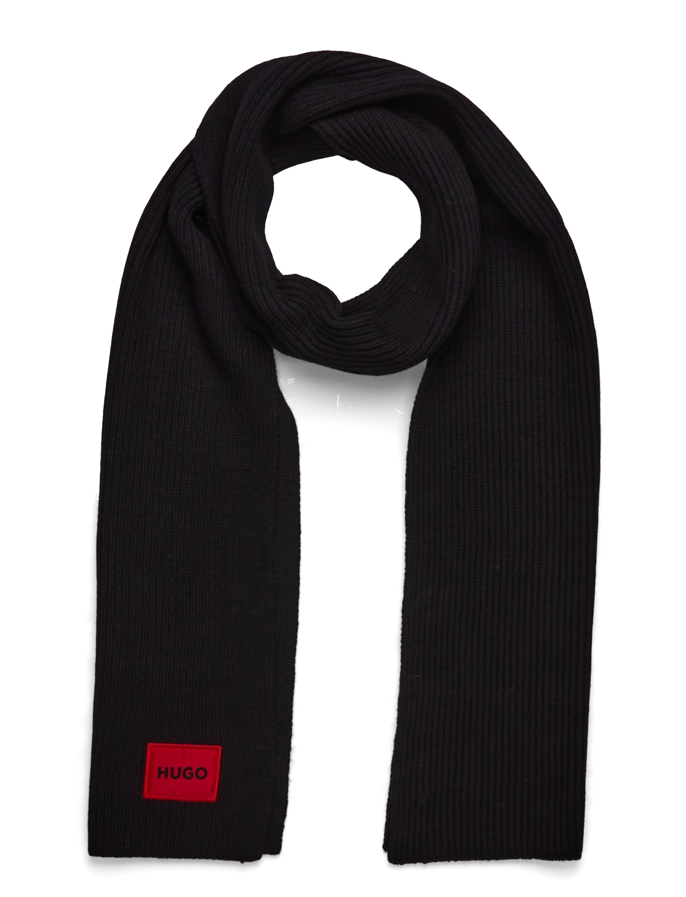 HUGO Saffa_Scarf, One Size, Scarves, Schwarz - Winter Frauen