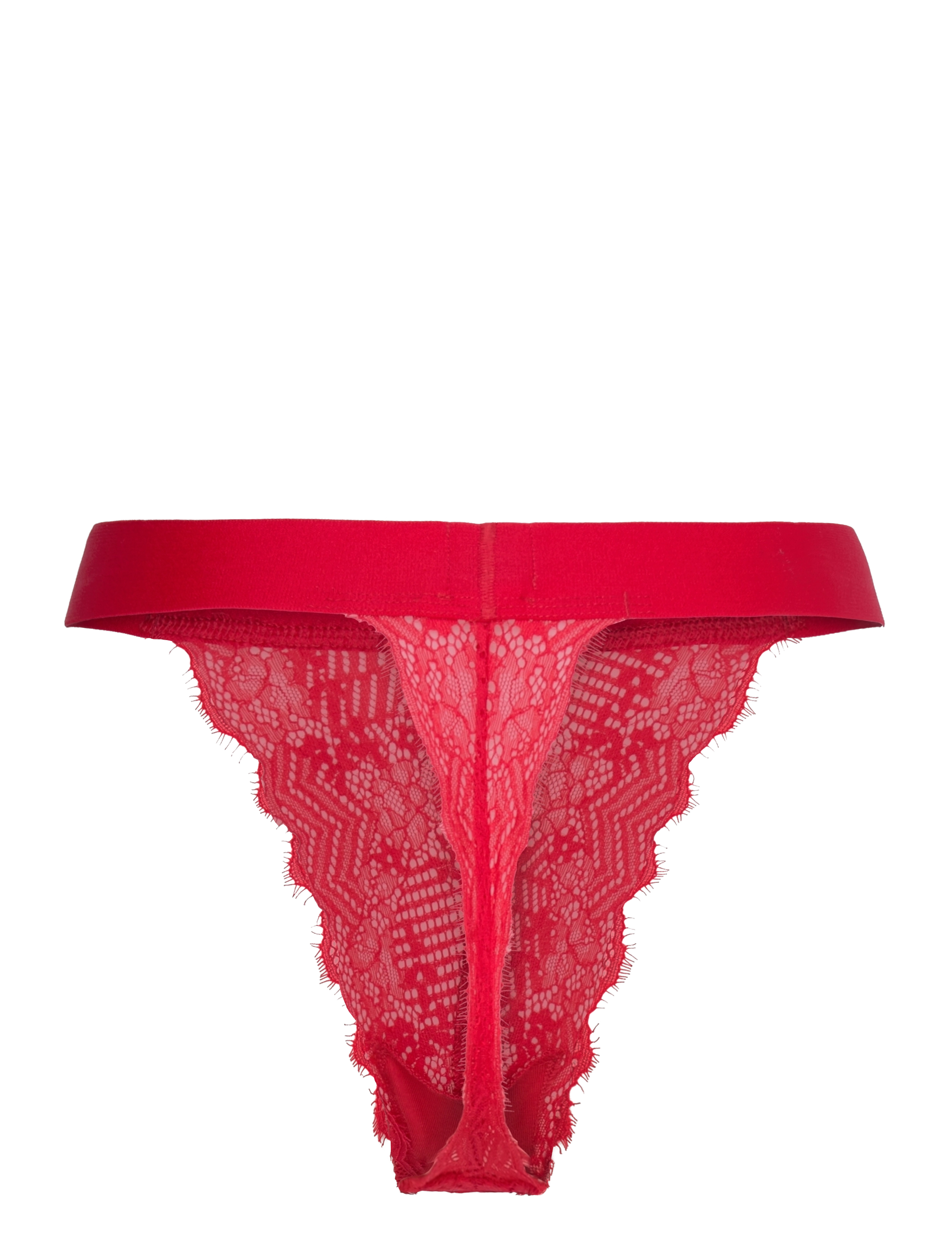 HUGO - THONG LACE - bright red - 1