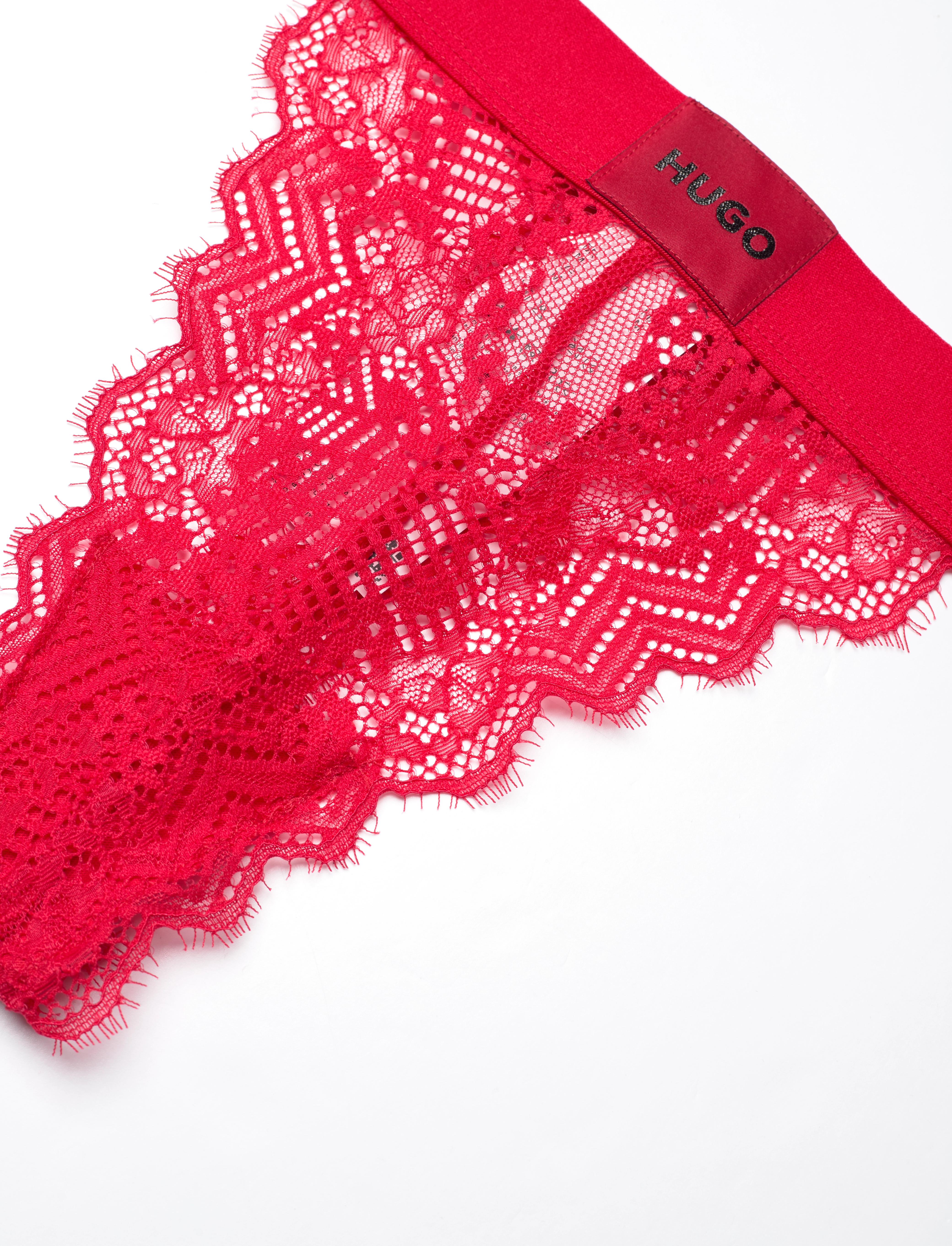 HUGO - THONG LACE - bright red - 2