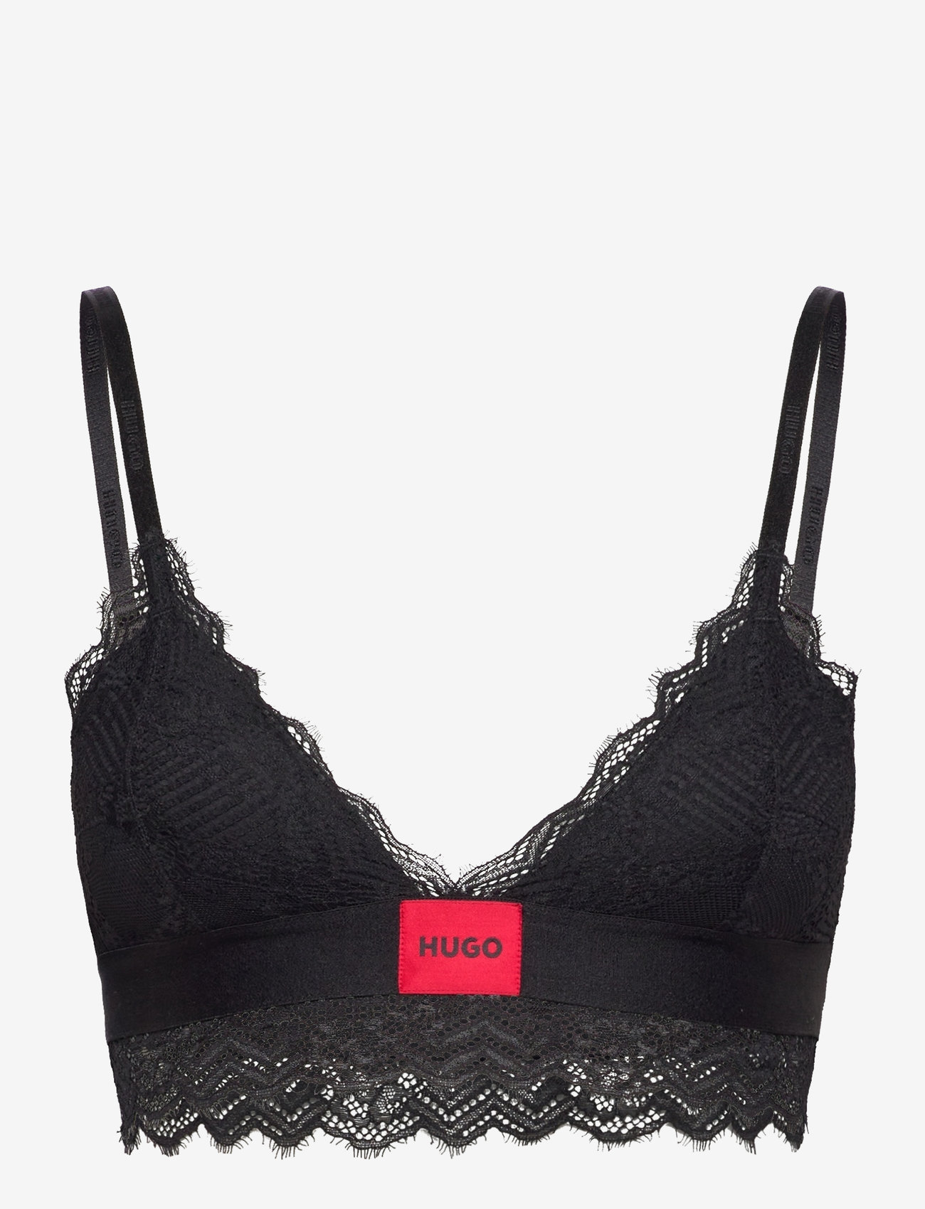 HUGO - TRIANGLE PADDED LACE - black - 0