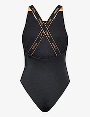 HUGO - SPARKLING SWIMSUIT - swimsuits - black - 1
