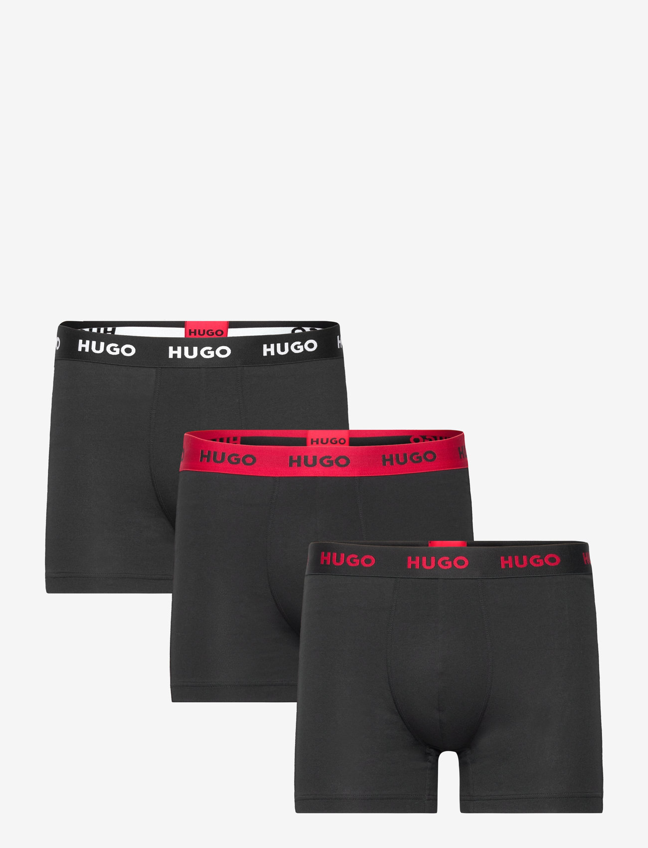 HUGO - BOXERBR TRIPLET PACK - charcoal - 0