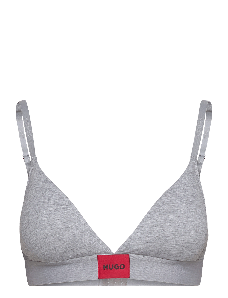HUGO - TRIANGLE RED LABEL - bralette - medium grey - 0
