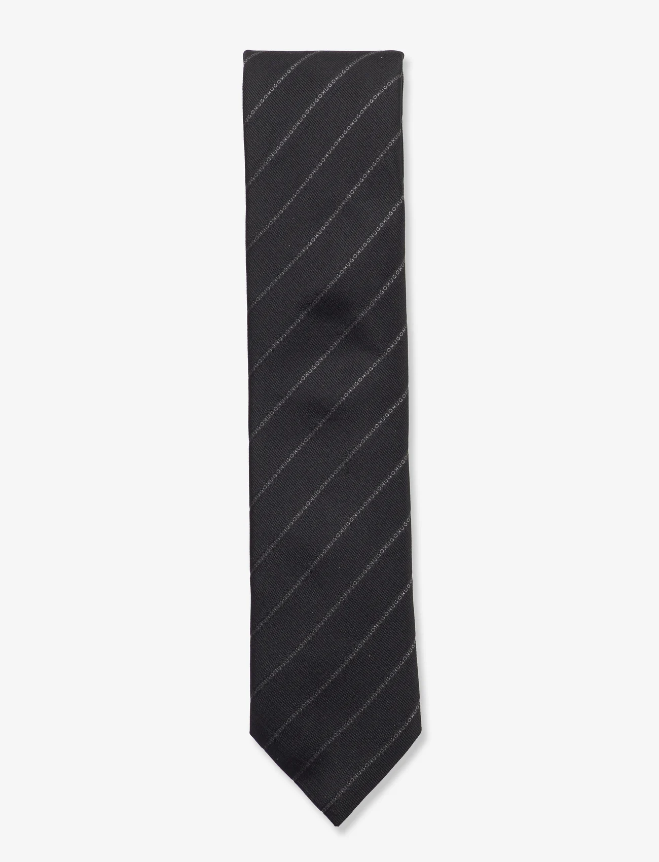 HUGO - Tie cm 6 - krawatten - black - 0