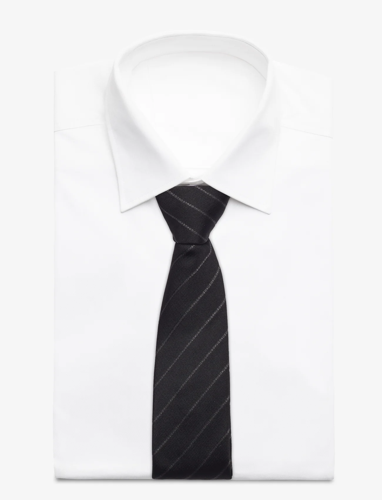 HUGO - Tie cm 6 - krawaty - black - 1