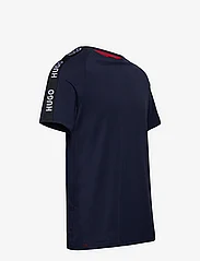 HUGO - Sporty Logo T-Shirt - short-sleeved t-shirts - dark blue - 3