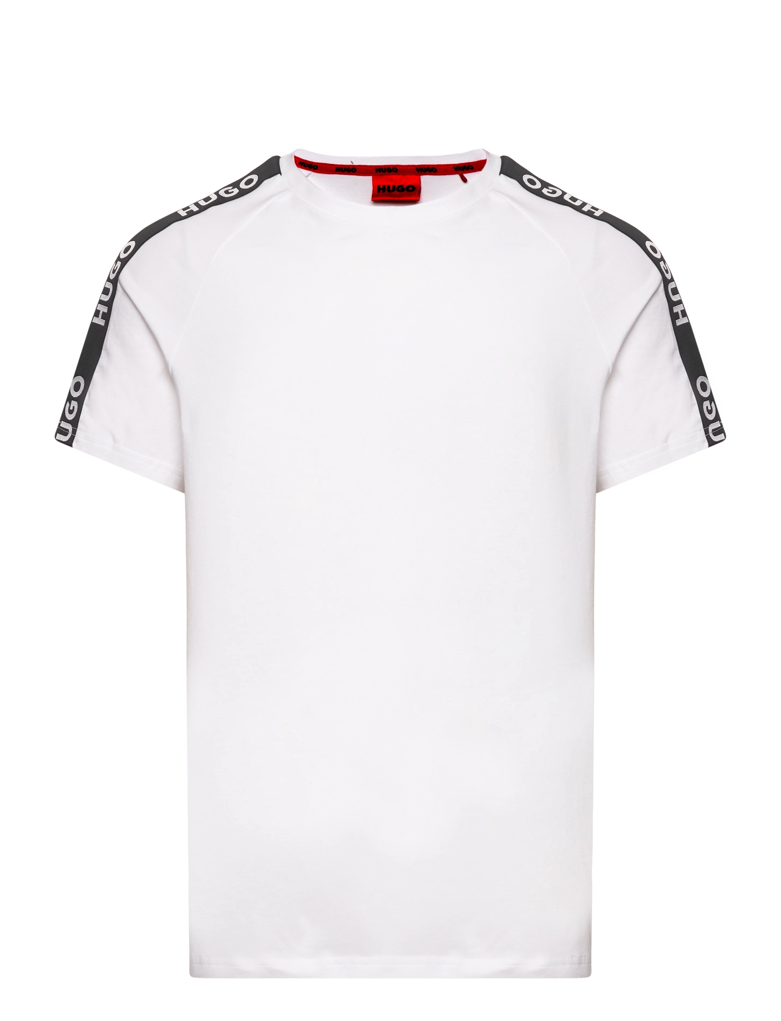 HUGO Sporty Logo T-Shirt - Kleidung - WHITE / white