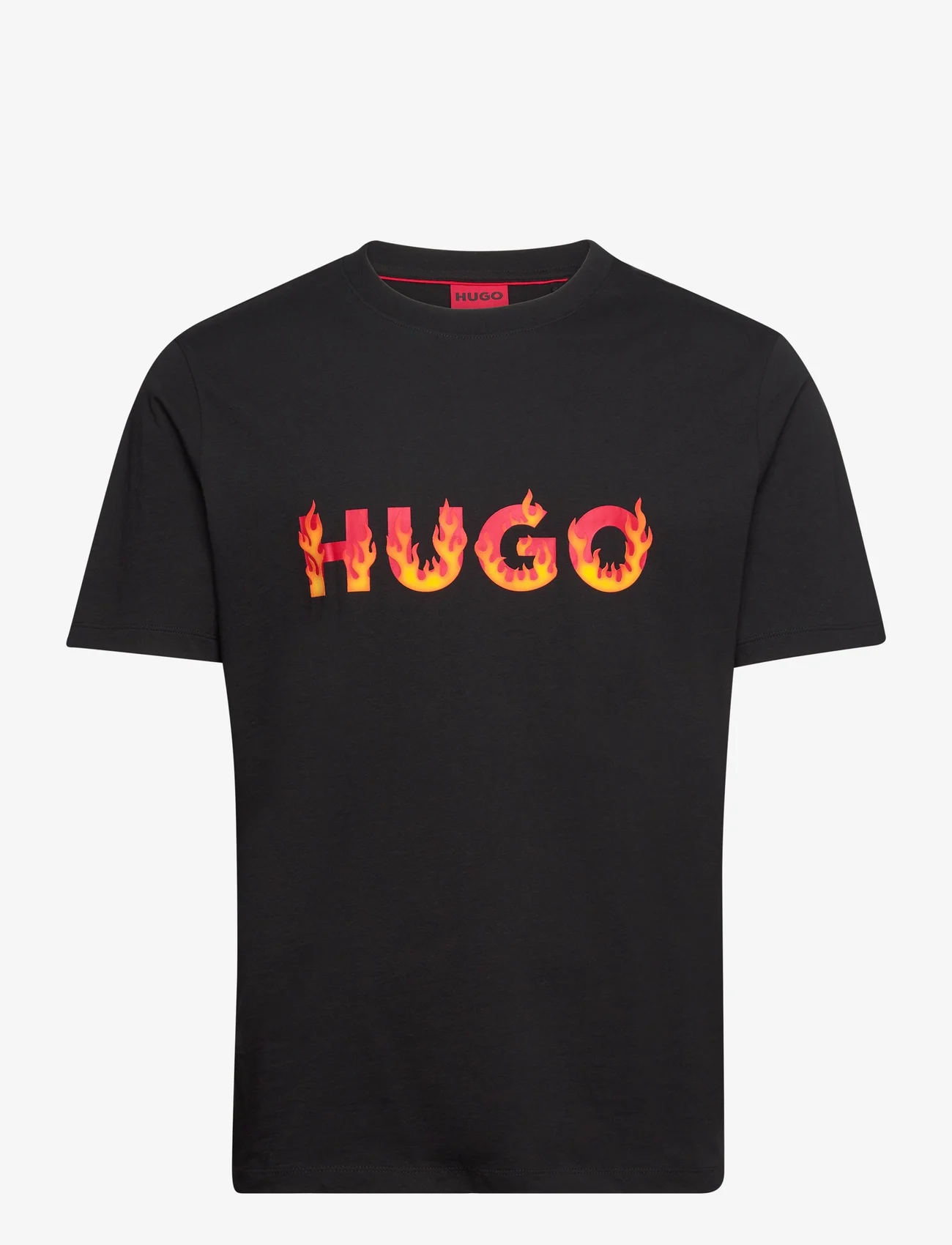 HUGO - Danda - short-sleeved t-shirts - black - 1