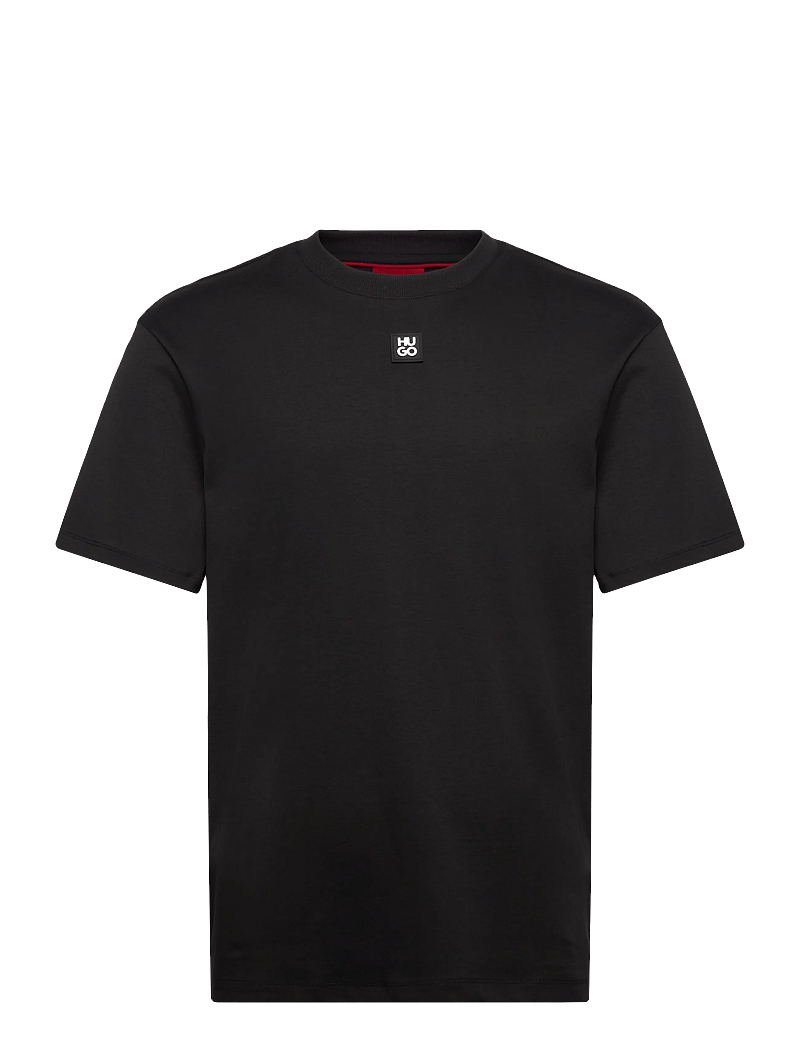 HUGO - Dalile - short-sleeved t-shirts - black - 0
