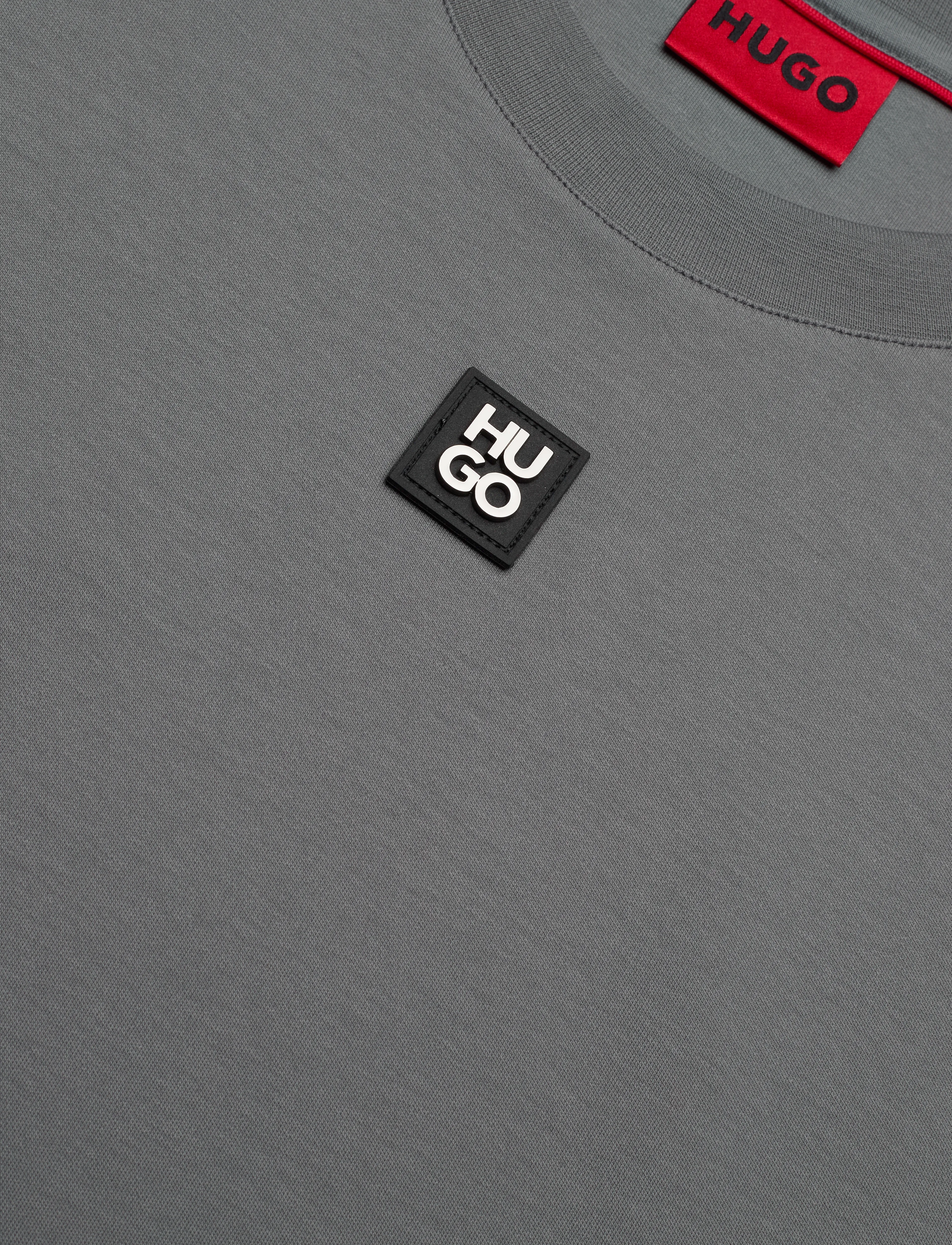 HUGO - Dalile - short-sleeved t-shirts - open grey - 2