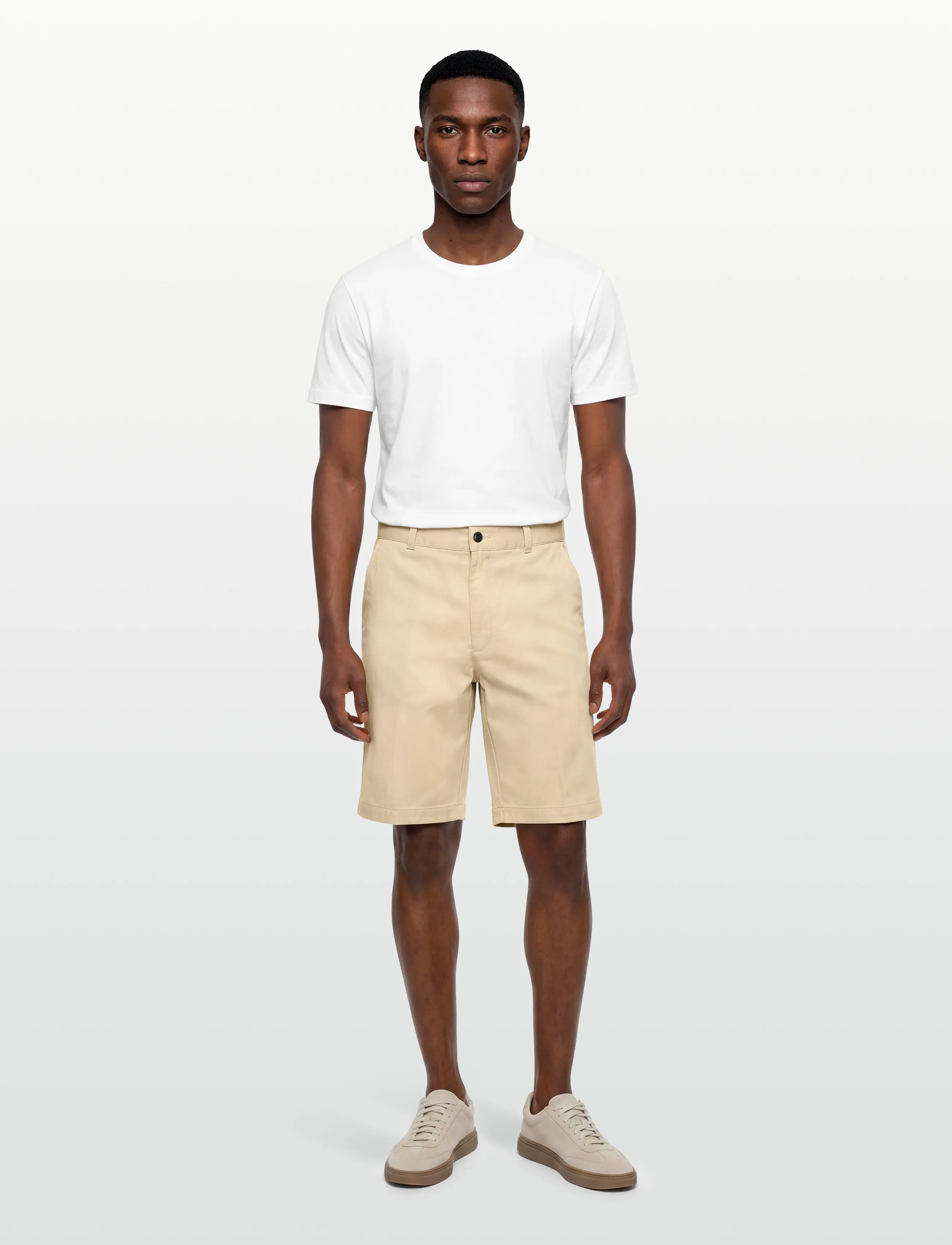 HUGO - Darik241 - casual shorts - open beige - 0