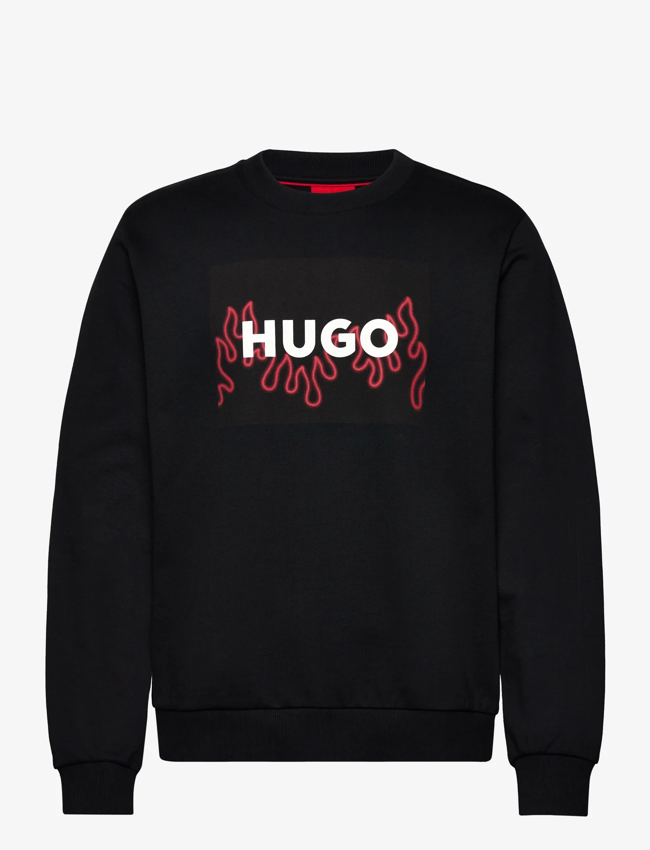 HUGO - Duragol_U241 - sportiska stila džemperi - black - 0