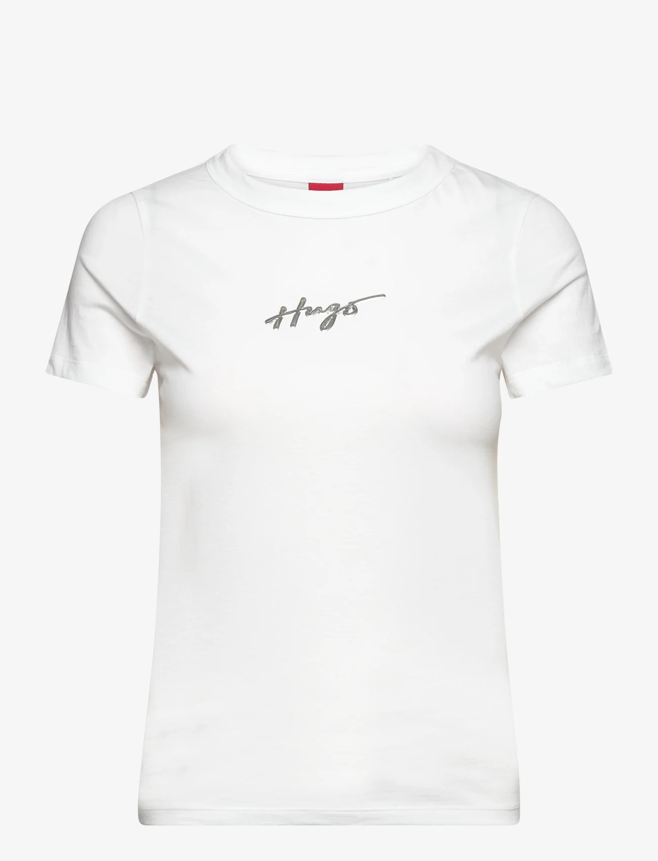 HUGO - Classic Tee_4 - marškinėliai - white - 0