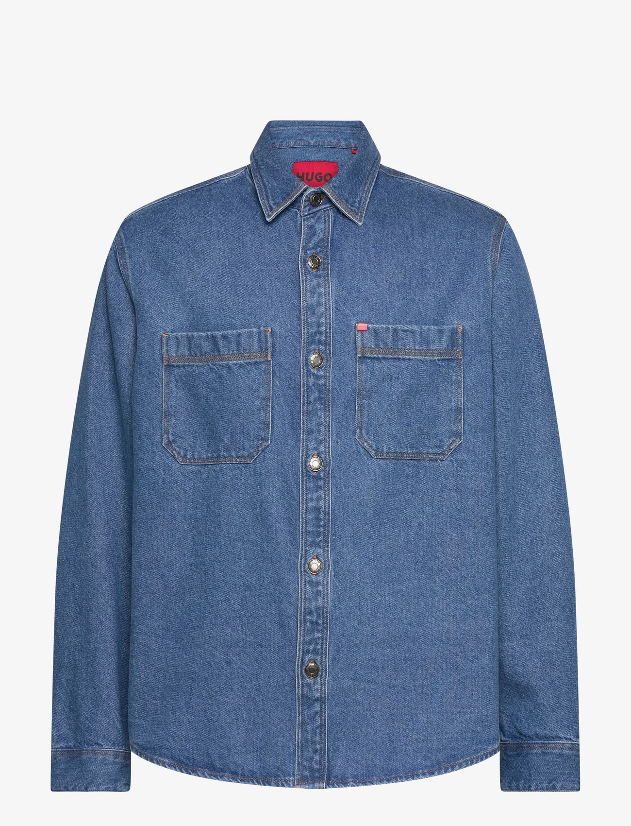 HUGO - Erato - basic skjortor - medium blue - 0