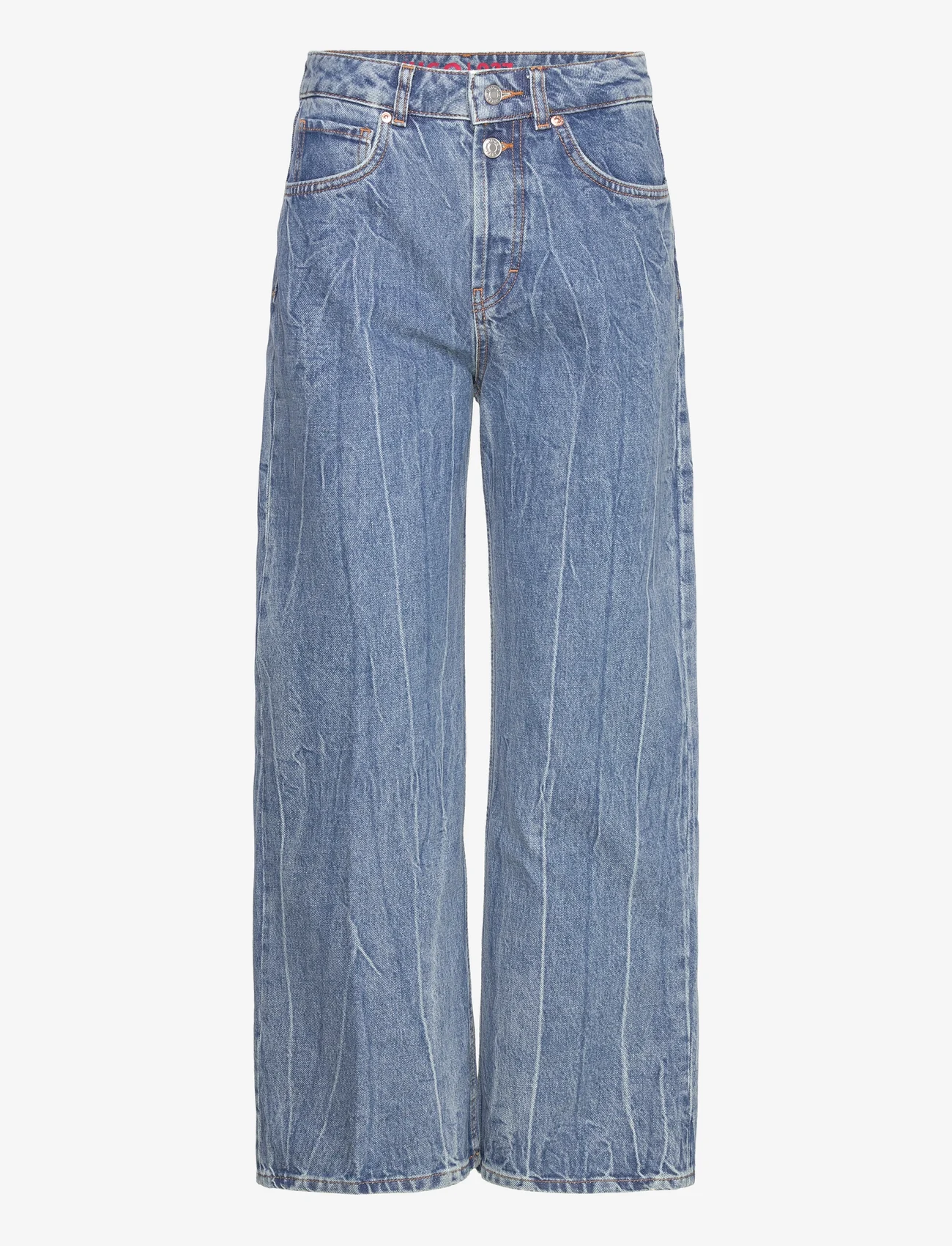 HUGO - 937_7 - jeans met wijde pijpen - bright blue - 0