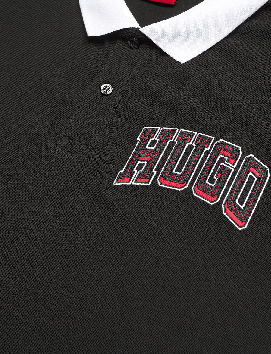 HUGO - Dillet - kurzärmelig - black - 2
