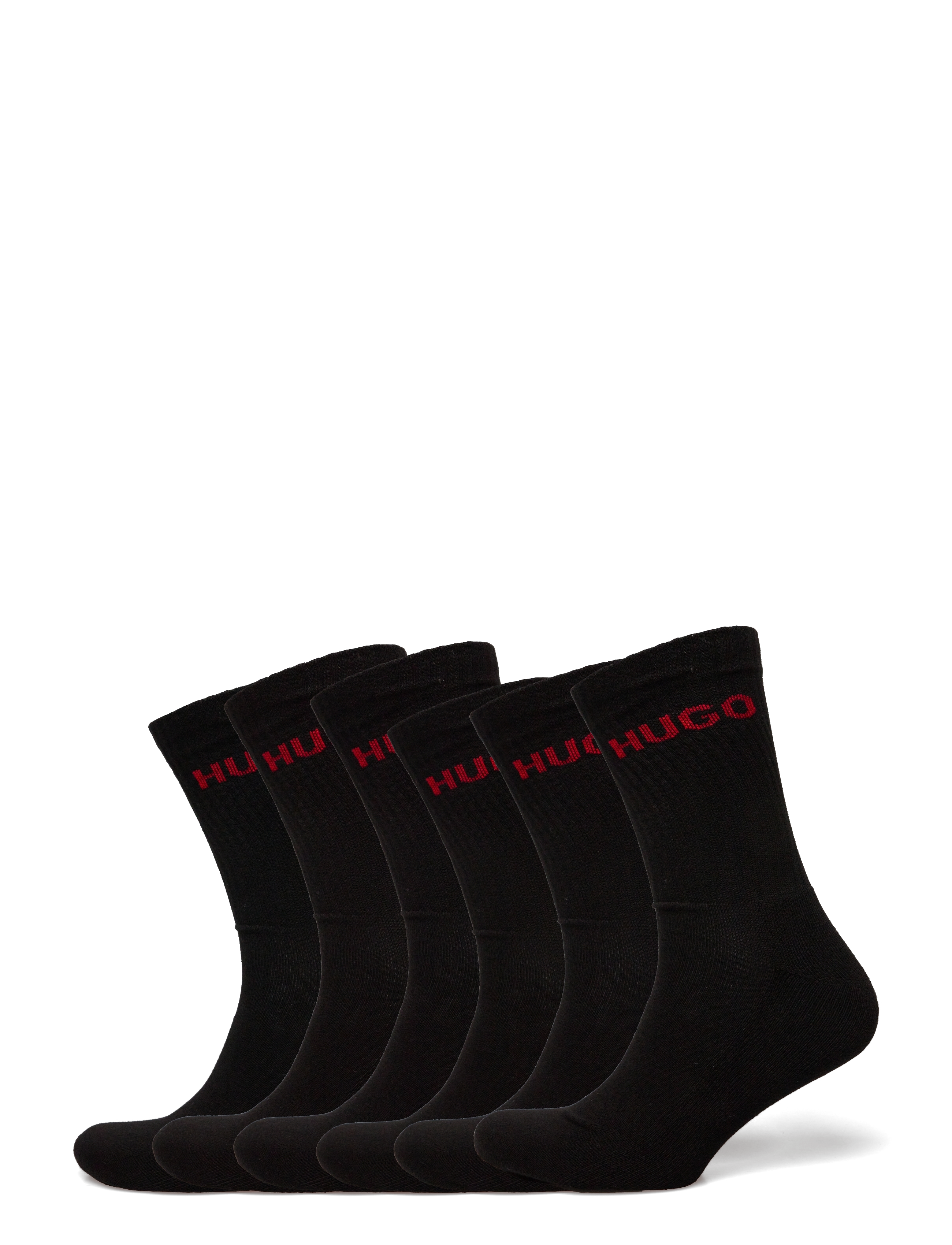 HUGO 6P Qs Rib Logo Cc Schwarz - 43-46 - Herren