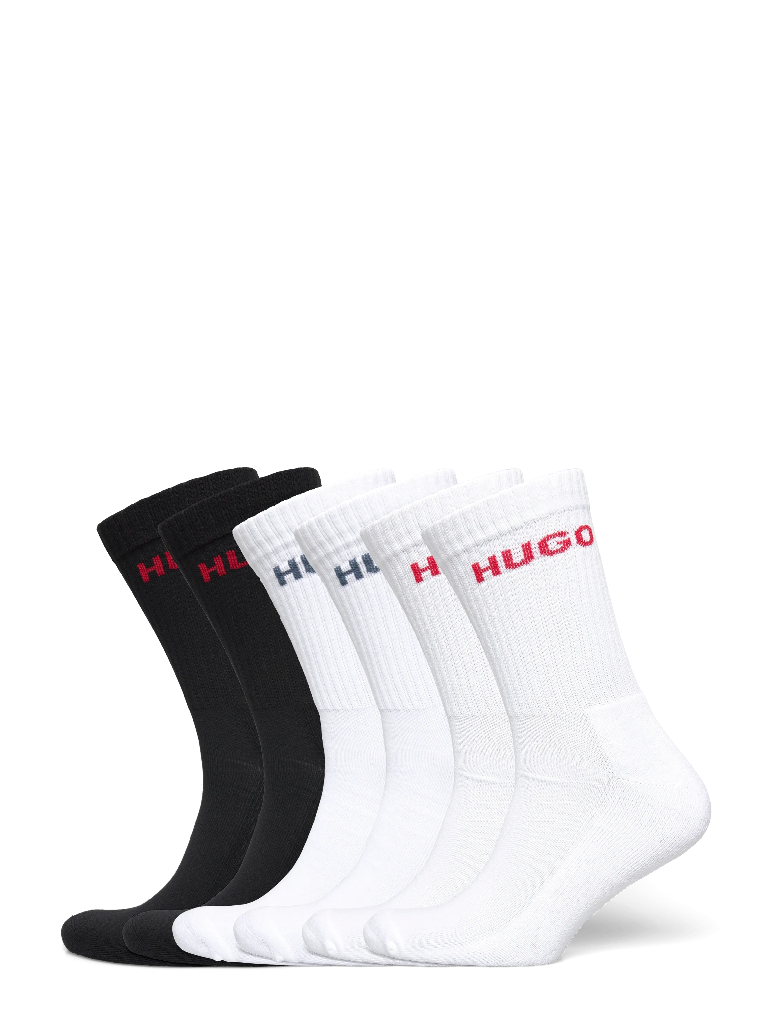HUGO 6P QS RIB LOGO CC - Regular socks - OPEN MISCELLANEOUS / white
