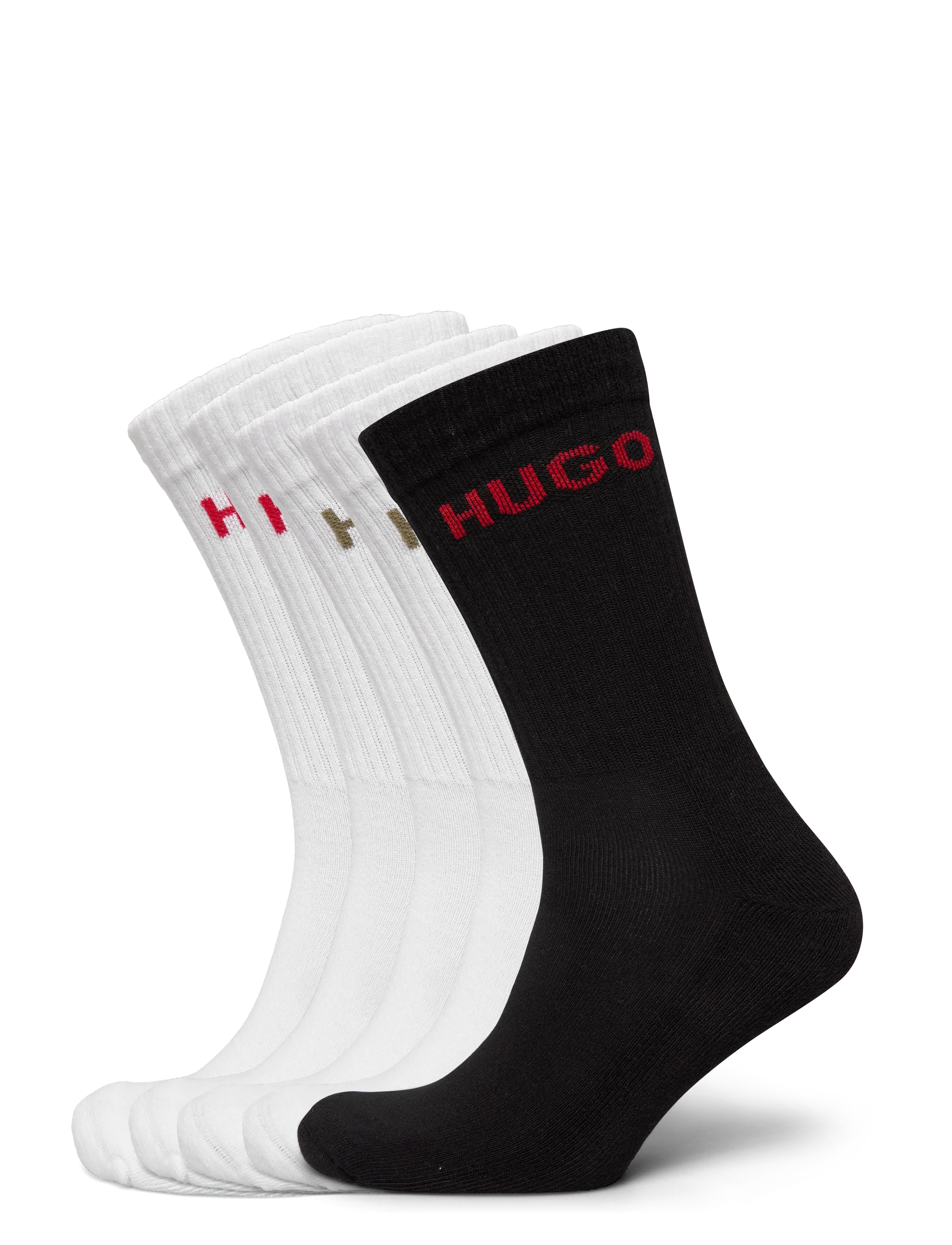 HUGO 6P QS RIB LOGO CC - Underkläder - OPEN MISCELLANEOUS / white