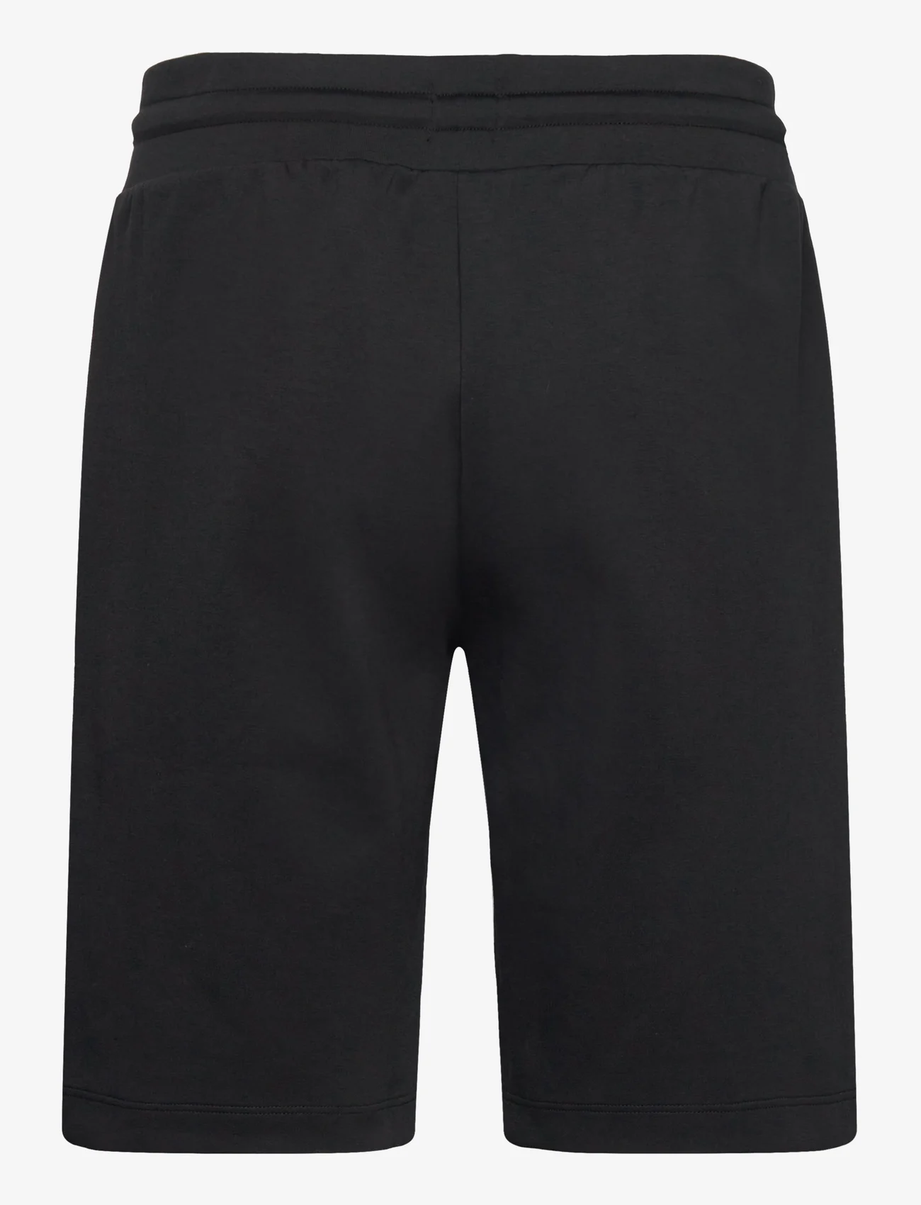 HUGO - Badge Shorts - sweatshorts - black - 1