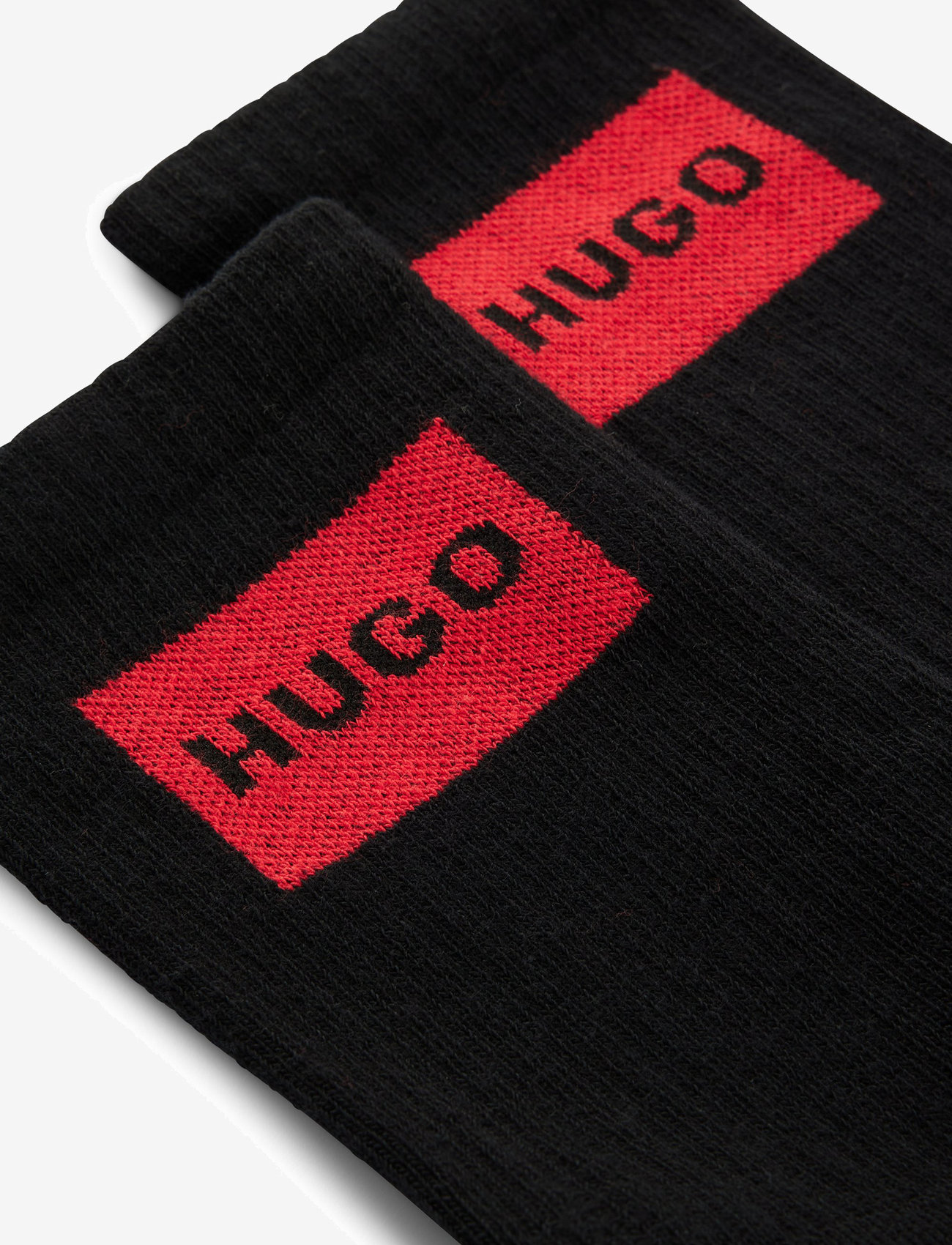 HUGO - 2P QS RIB LABEL CC W - black - 2