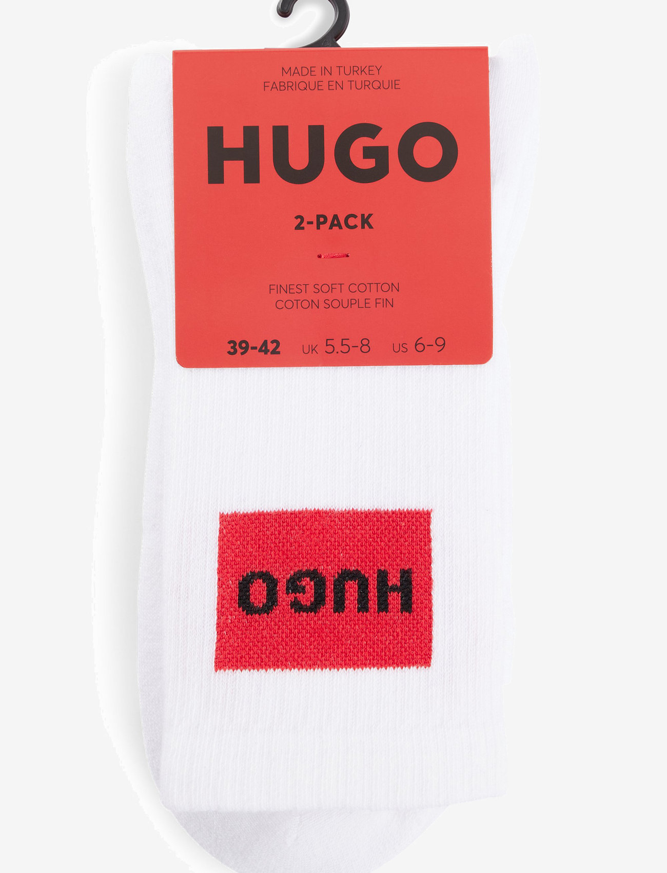 HUGO - 2P QS RIB LABEL CC W - die niedrigsten preise - white - 1