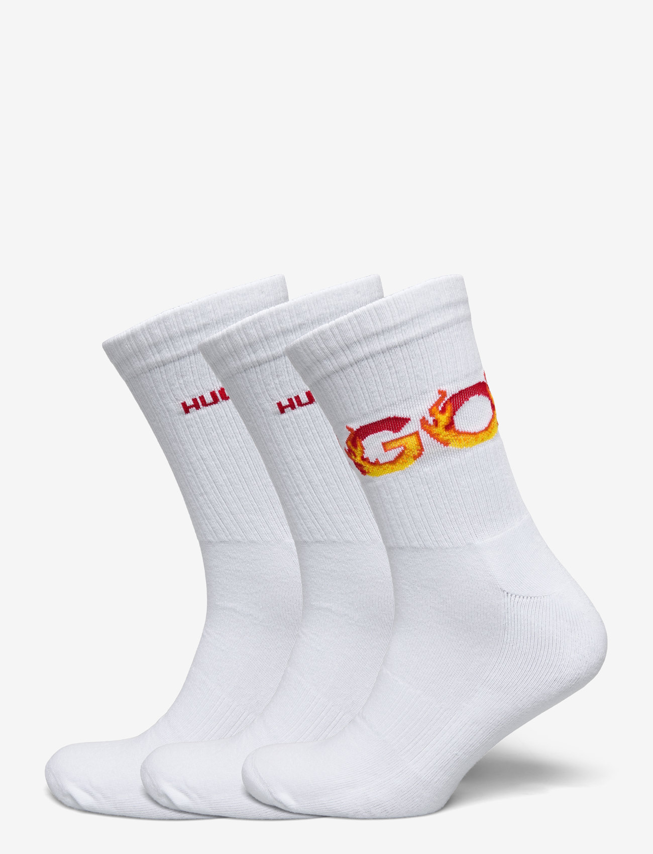 HUGO - 3P QS RIB FLAMES CC - white - 0