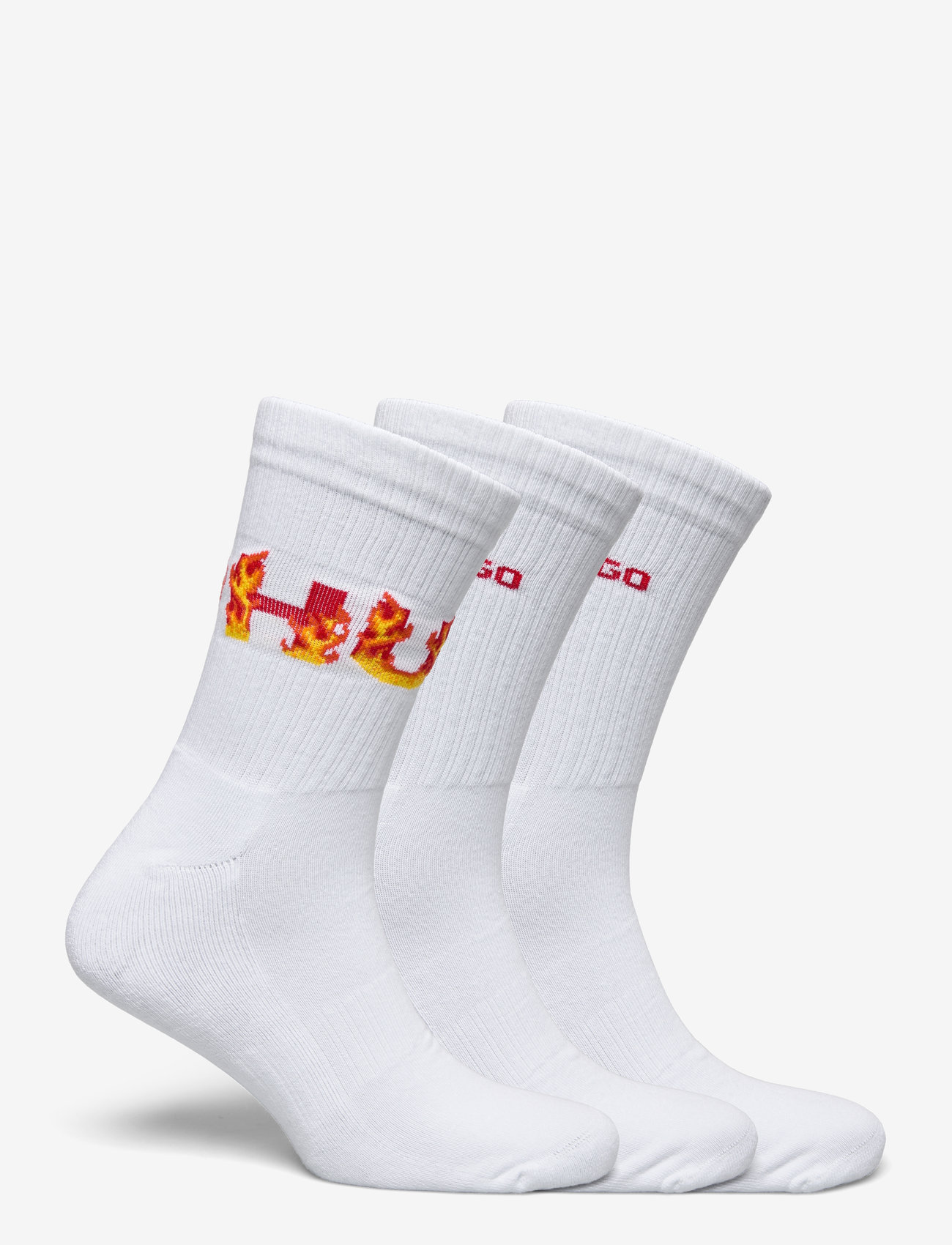 HUGO - 3P QS RIB FLAMES CC - white - 1