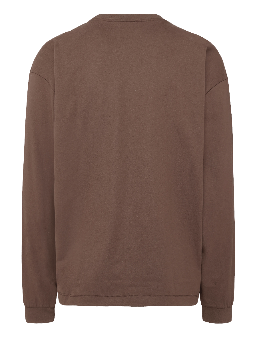 HUGO - Daposo - langärmelige t-shirts - brown overflow - 1
