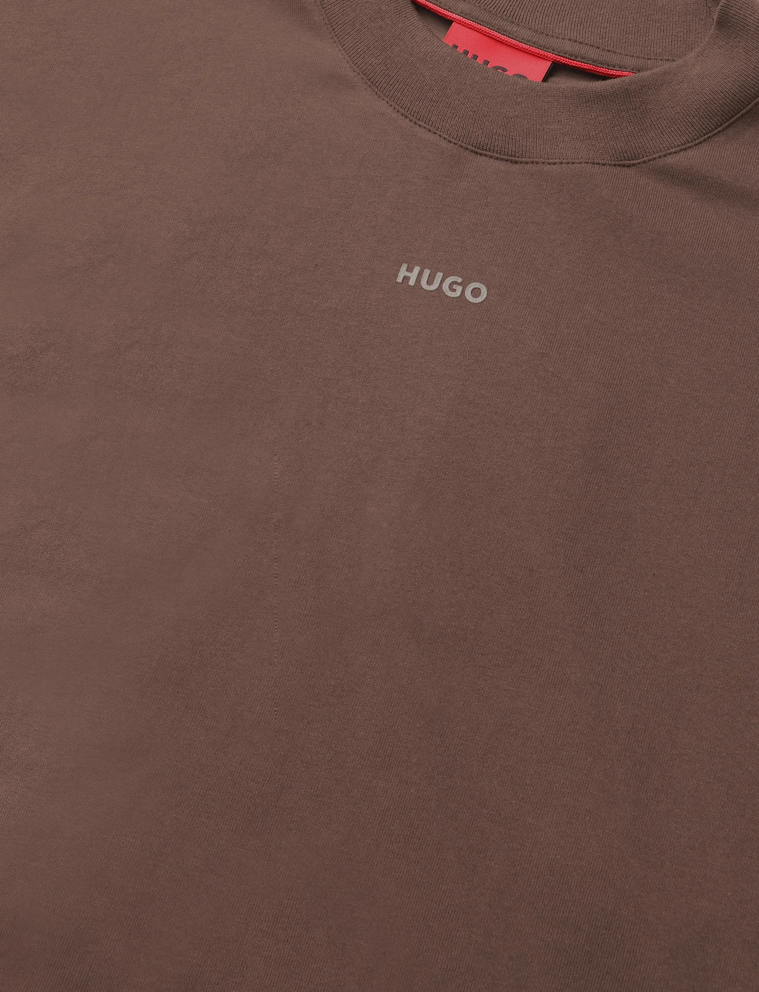 HUGO - Daposo - langärmelige t-shirts - brown overflow - 2