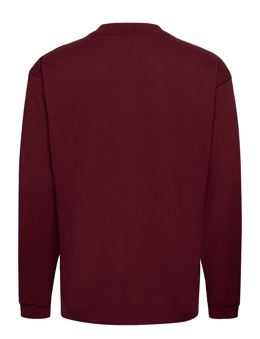 HUGO - Daposo - t-krekli ar garām piedurknēm - dark red - 1