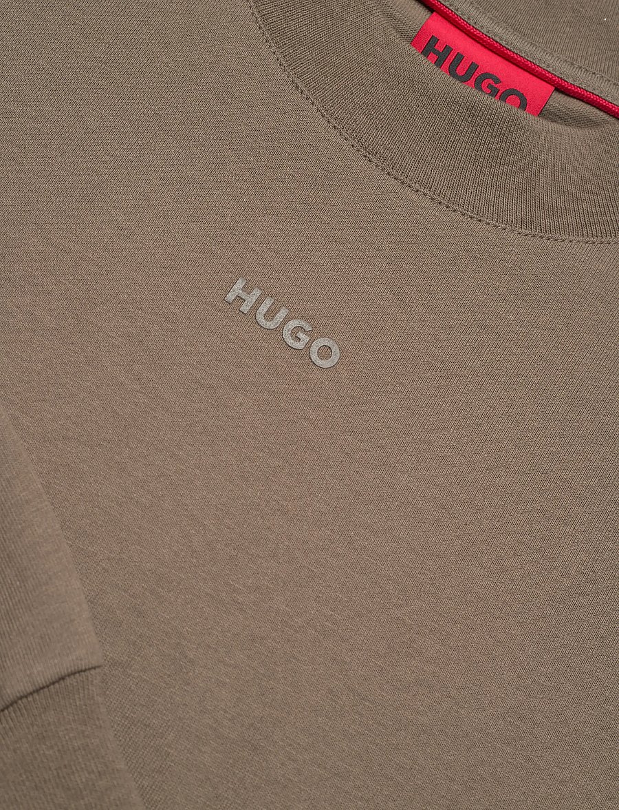 HUGO - Daposo - langärmelige t-shirts - medium grey - 2