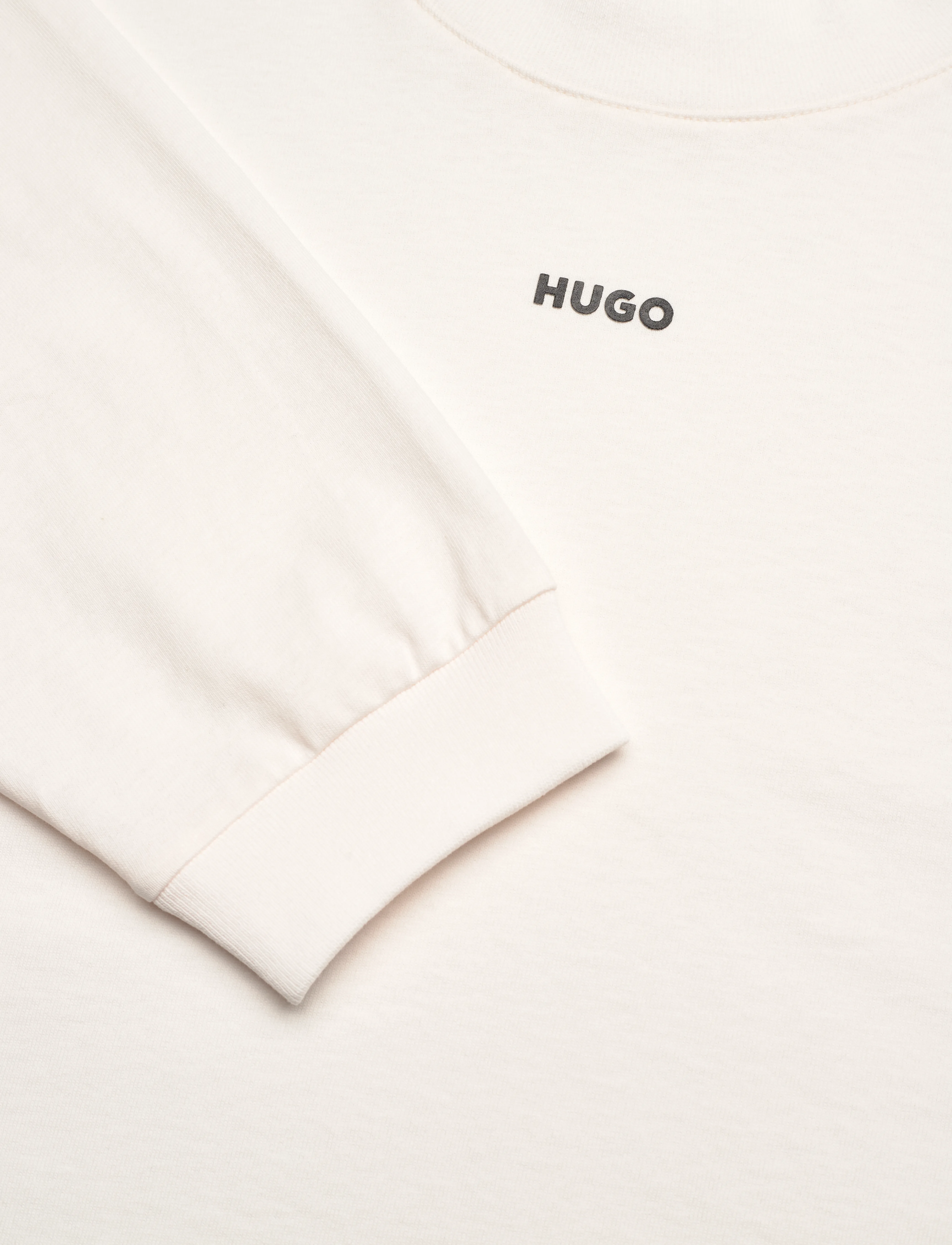 HUGO - Daposo - långärmade t-shirts - natural - 2