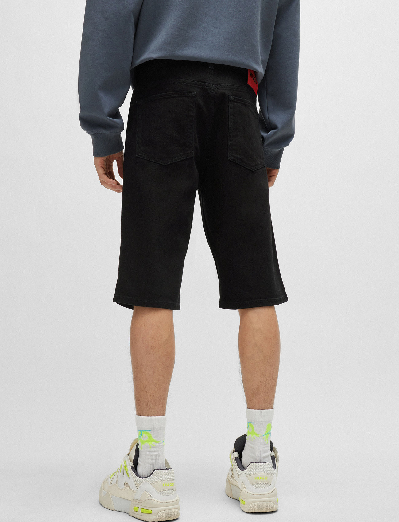 HUGO - HUGO 634/S - jorts - black - 3