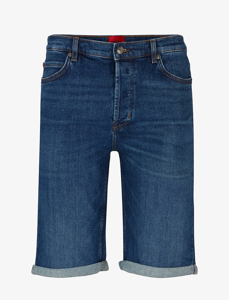 HUGO - HUGO 634/S - farkkushortsit - medium blue - 1